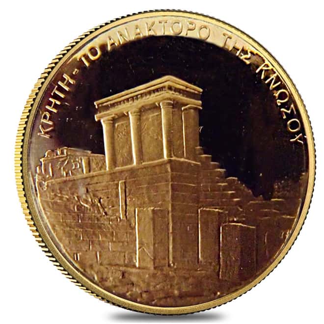 2004 Athens Gold Proof 100 Euro Olympic Games 10 gram .999 Fine (w/Box & COA)