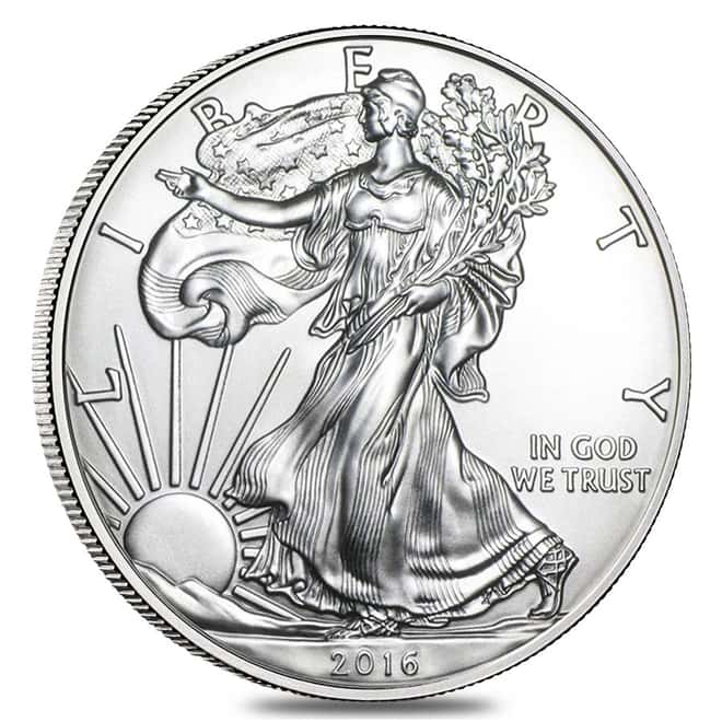 2016 (S) 1 oz Silver American Eagle $1 Coin PCGS MS 69