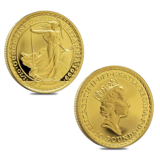 1999 1.85 oz Gold Britannia 4-Coin Proof Set (w/Box & COA)