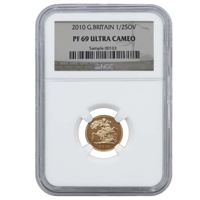 2010 British Sovereign 5-Coin Gold Proof Set NGC PF 69 Ultra Cameo