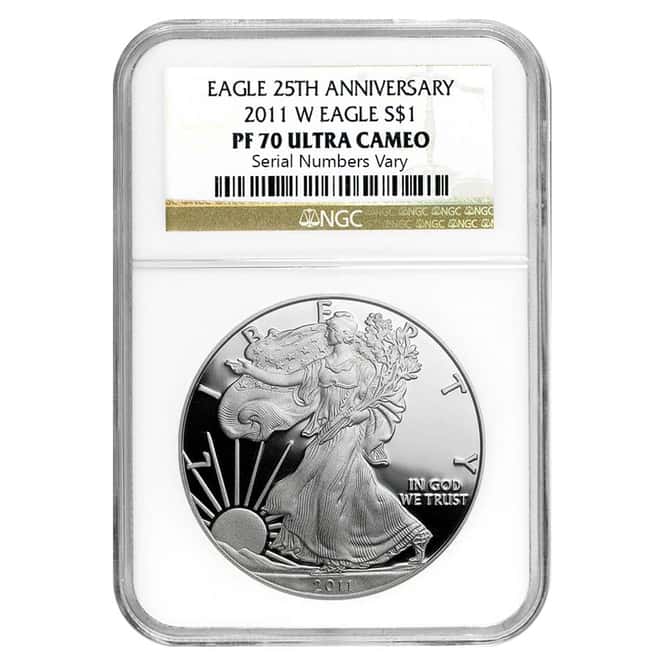 2011-W 1 oz Proof Silver American Eagle NGC PF 70 UCAM