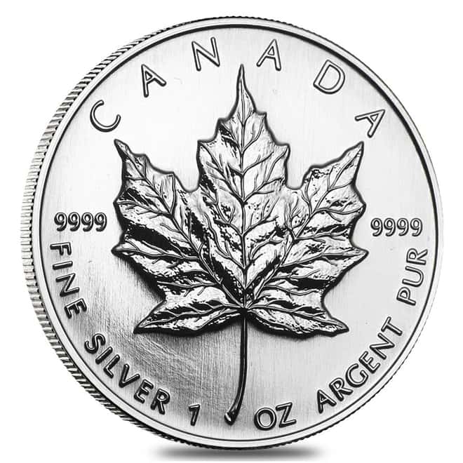1998 $5 Canadian 1 oz Silver Maple Leaf BU (Sealed)