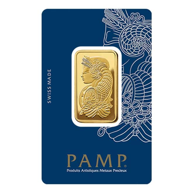 Box of 25 - 2 Tolas Gold Bar PAMP Suisse Lady Fortuna Veriscan .9999 Fine (In Assay)