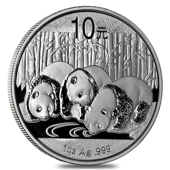 2013 1 oz Chinese Silver Panda (In Capsule) BU