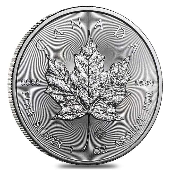 2014 1 oz Silver Canadian Maple Leaf