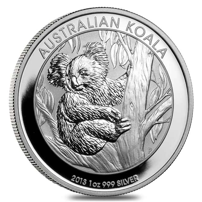 2013 1 oz Silver Australian Koala Coin
