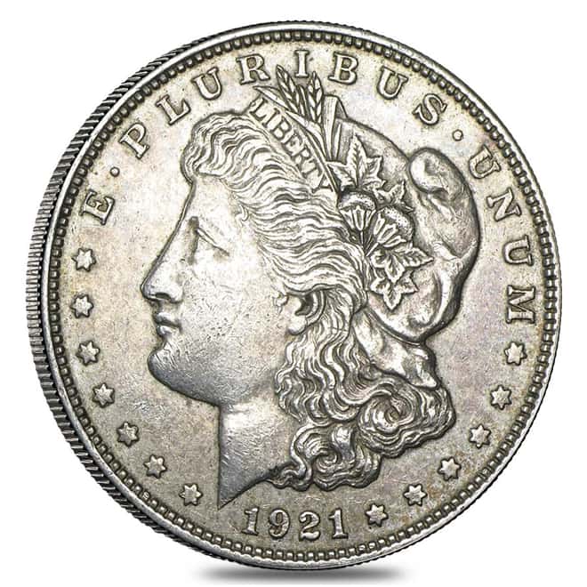 Roll of 20 - 1921 Morgan Silver Dollar VG-XF (Lot, Tube of 20)