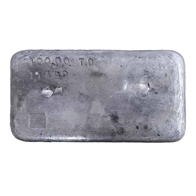 100 oz Capital Metals Vintage Silver Bar .999+ Fine
