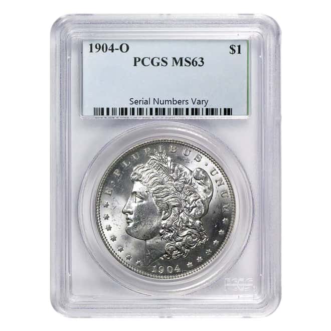 1904-O $1 Morgan Silver Dollar PCGS MS 63