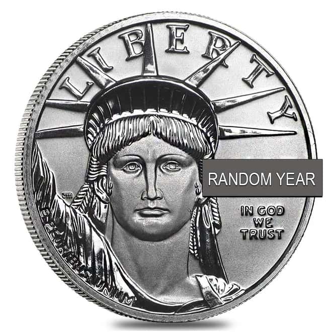 1/4 oz Platinum American Eagle (Random Year)