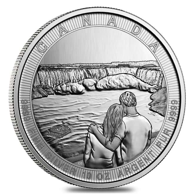 2017 10 oz Silver Canada the Great CTG Niagara Falls PCGS MS 69 First Strike