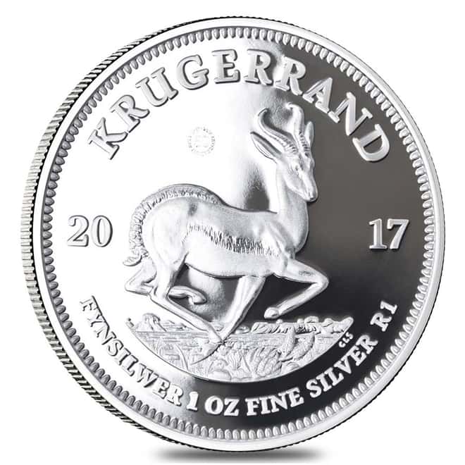 2017 South Africa 1 oz Silver Krugerrand Proof (50th Annv. Privy)