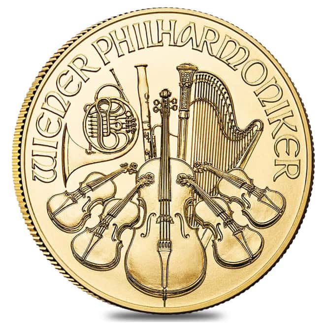 2013 1/2 oz Gold Austrian Philharmonic Coin