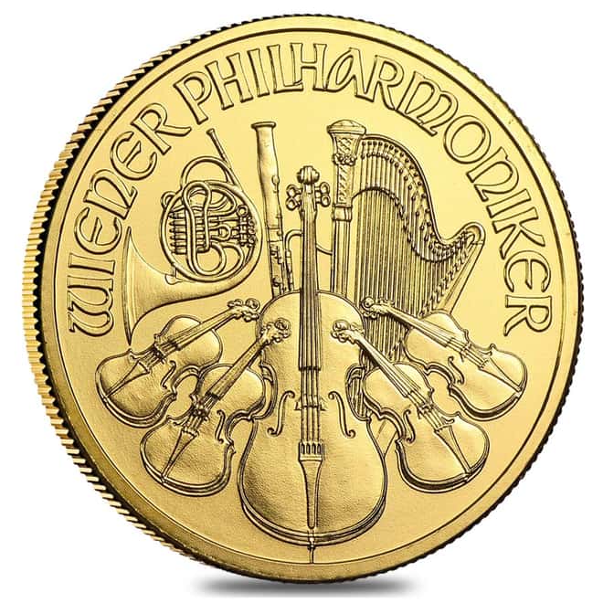 2016 1 oz Austria Gold Philharmonic Coin BU