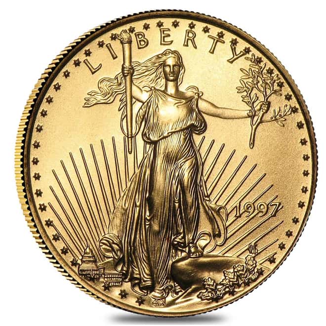 1997 1/4 oz Gold American Eagle BU