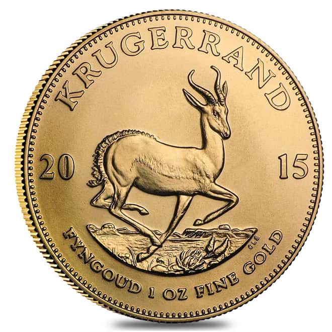 2015 South Africa 1 oz Gold Krugerrand BU
