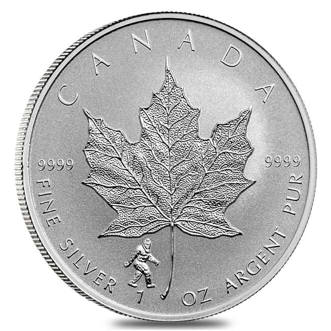 2016 1 oz Silver Canadian Maple Leaf Bigfoot Privy Reverse Proof $5 Coin BU
