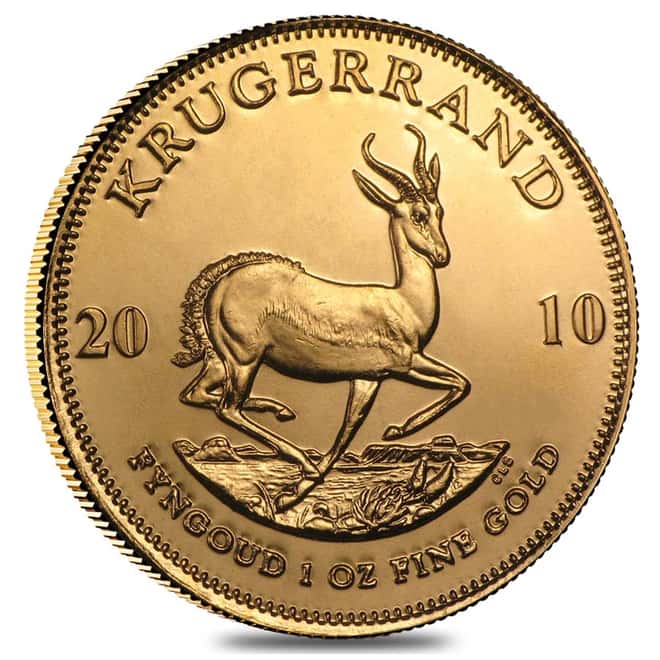 2010 South Africa 1 oz Gold Krugerrand BU