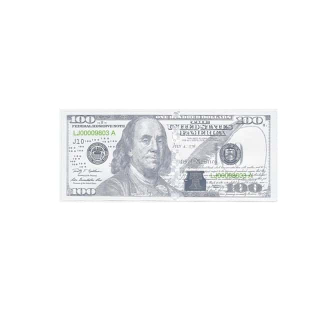 5 gram USA $100 Bill .999 Silver Banknote (Type II)