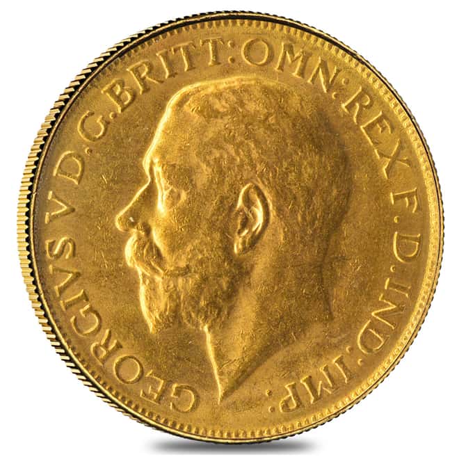1918-M Gold Australia Sovereign George V Coin NGC AU Details