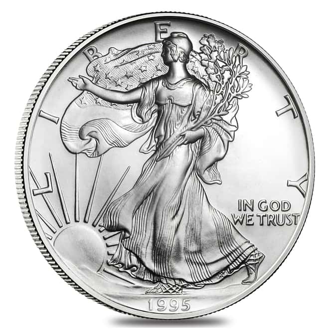 1995 1 oz Silver American Eagle Brilliant Uncirculated