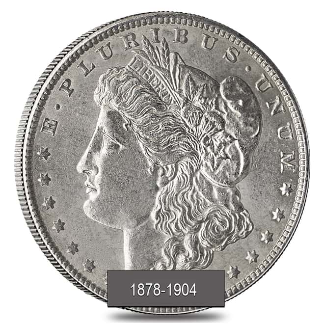 Roll of 20 - 1878-1904 Morgan Silver Dollar AU (Random Year)