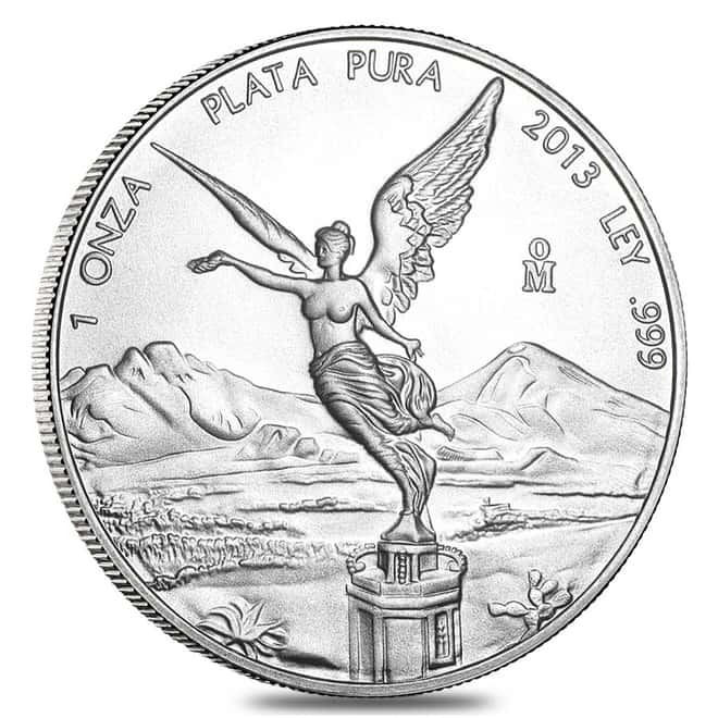 Roll of 20 - 2013 1 oz Mexican Silver Libertad Coin BU