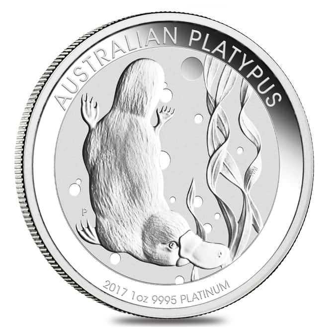2017 Australia 1 oz Platinum Platypus BU In Cap