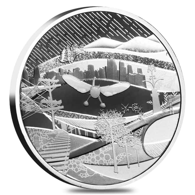 2009 Canada 1 Kilo Proof Silver $250 Olympic Games The Canada of Today (w/Box & COA)