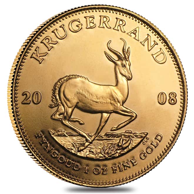 2008 South Africa 1 oz Gold Krugerrand BU
