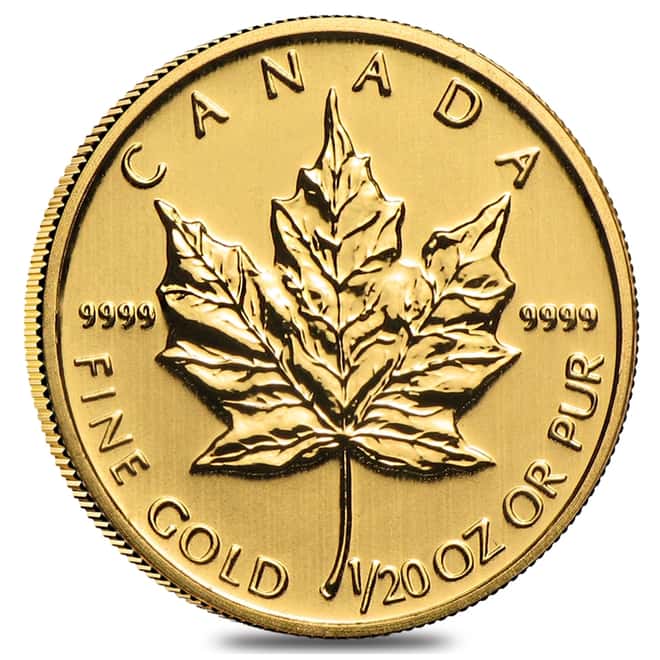 2014 1/20 oz Canadian Gold Maple $1 Coin