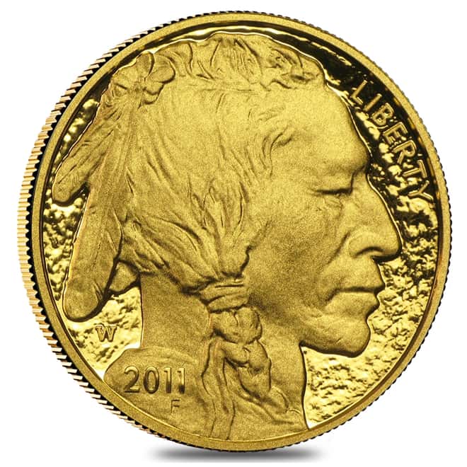 2011 W 1 oz Proof Gold Buffalo $50 Coin (W/Box & COA)