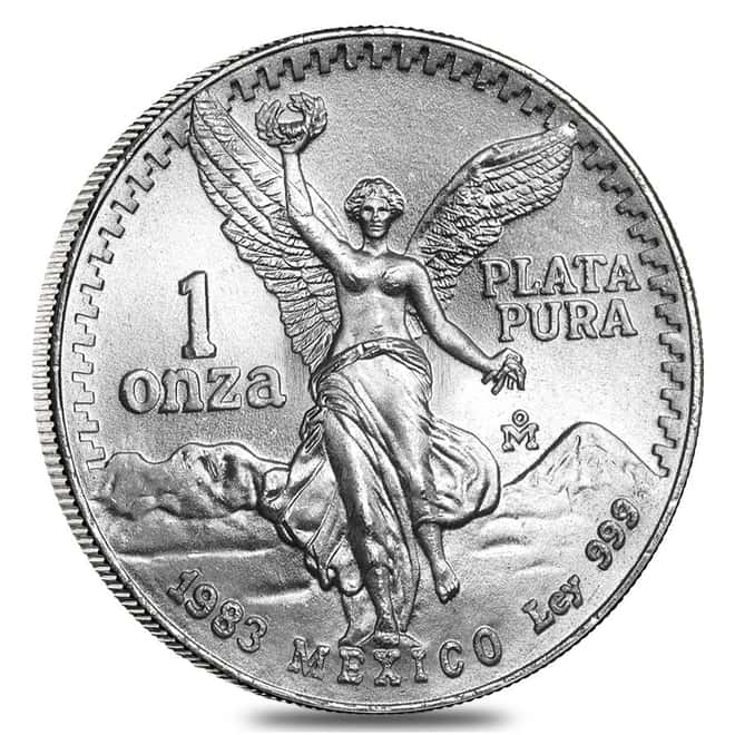 1983 1 oz Silver Mexican Libertad BU