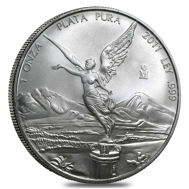 2011 1 oz Silver Mexican Libertad BU