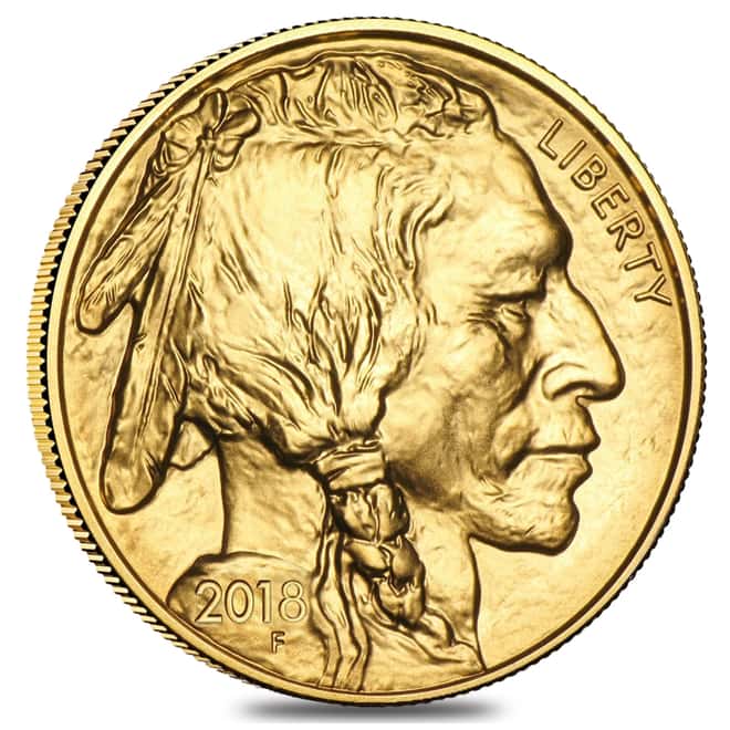 2018 1 oz Gold American Buffalo $50 Coin BU