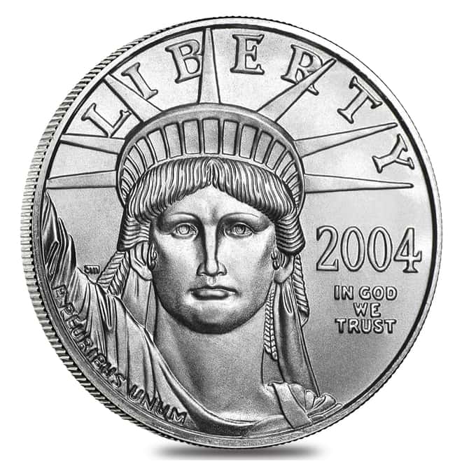 2004 1/2 oz $50 Platinum American Eagle Coin BU