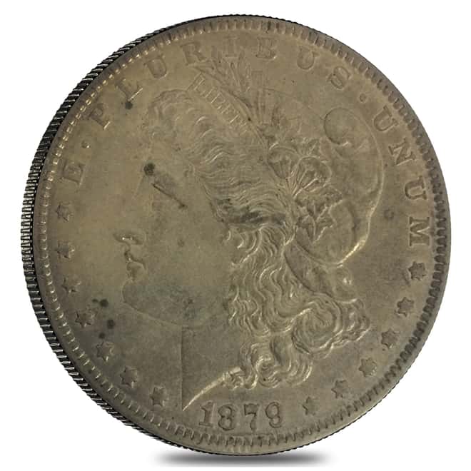 1879 Silver Morgan Dollar AU