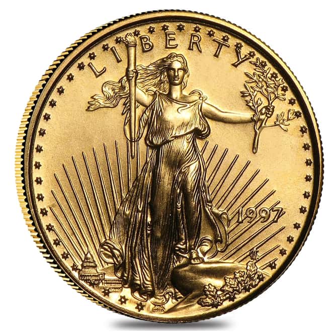1997 $5 1/10 Oz. American Eagle Gold Bullion Coin