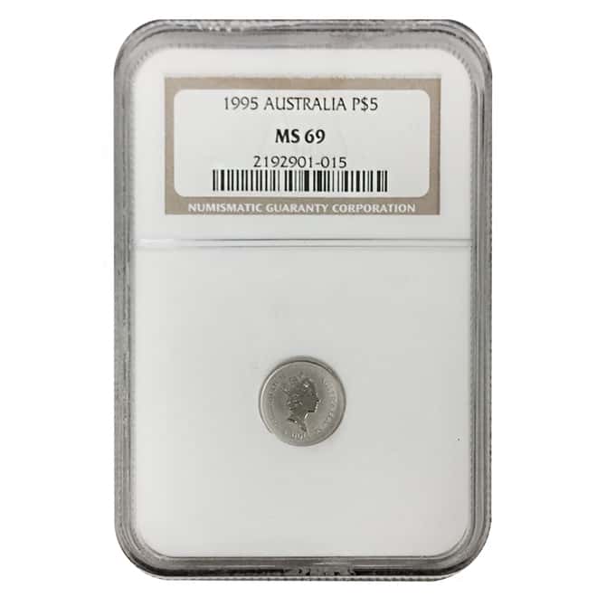 1995 1/20 oz $5 Platinum Australian Koala NGC MS 69