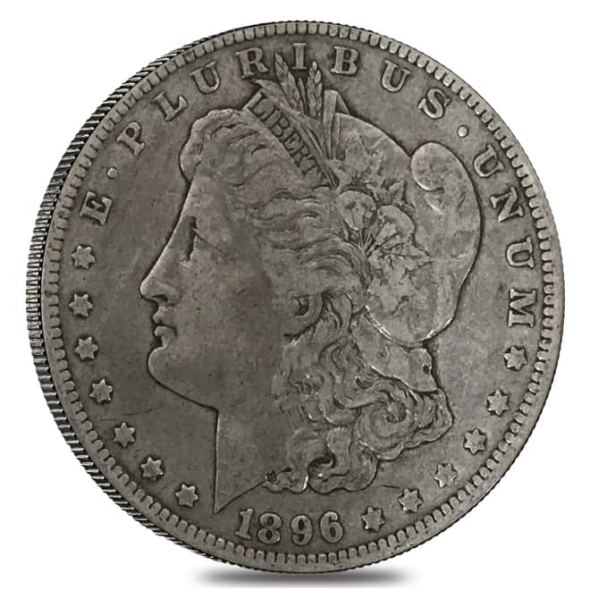 1896 O Silver Morgan Dollar VF-XF