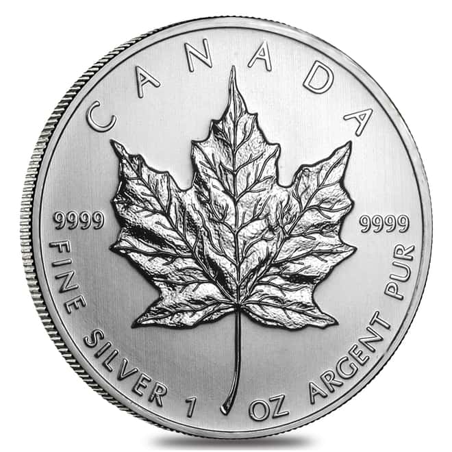 2010 1 oz Silver Canadian Maple Leaf .9999 Fine $5 Coin BU (Sealed)