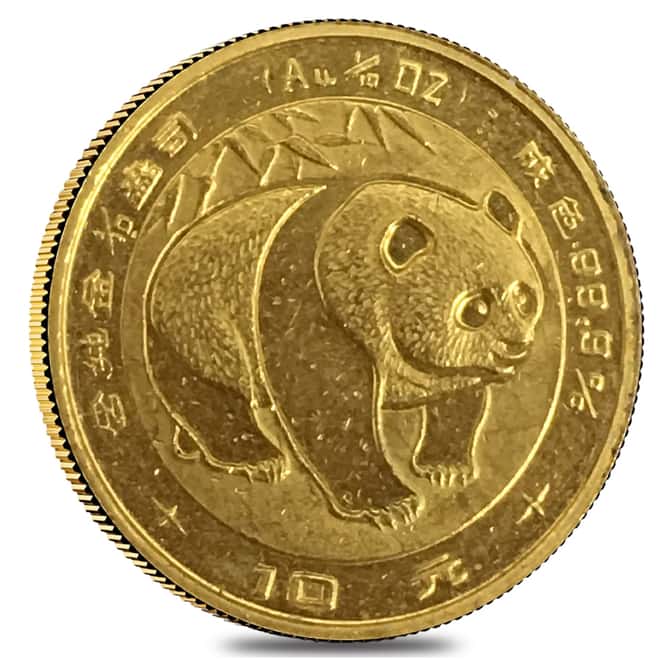 China 1/10 oz Gold Panda Proof/Unc (Random Year, Abrasions)