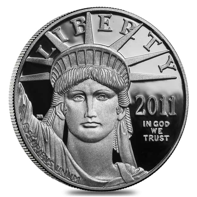 2011 W 1 oz Platinum American Eagle Proof Coin (w/Box & COA)