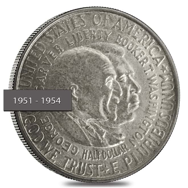 Washington Carver Half Dollar 90% Silver Commem AU (1951 -1954, Random Year)
