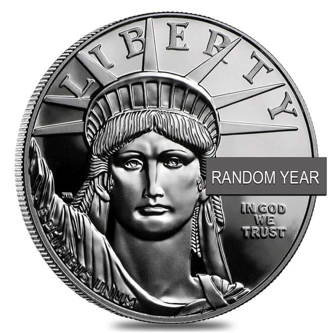 1 oz Proof Platinum American Eagle (Random Year, w/Box & COA)