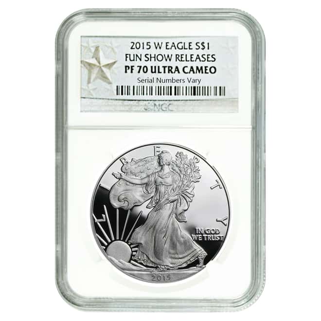 2015-W 1 oz Proof Silver American Eagle NGC PF 70 UCAM