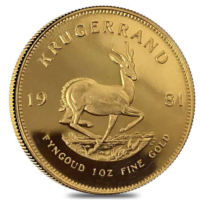 1981 South Africa 1 oz Proof Gold Krugerrand