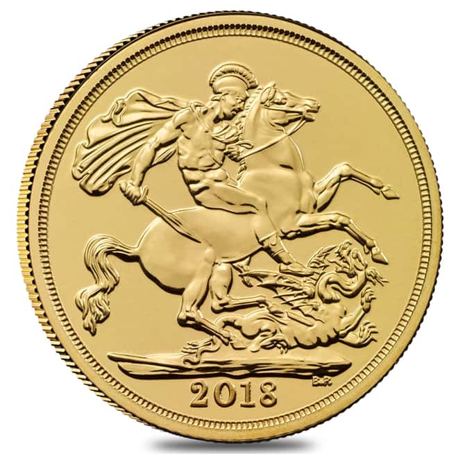 2018 Great Britain Gold British Sovereign BU