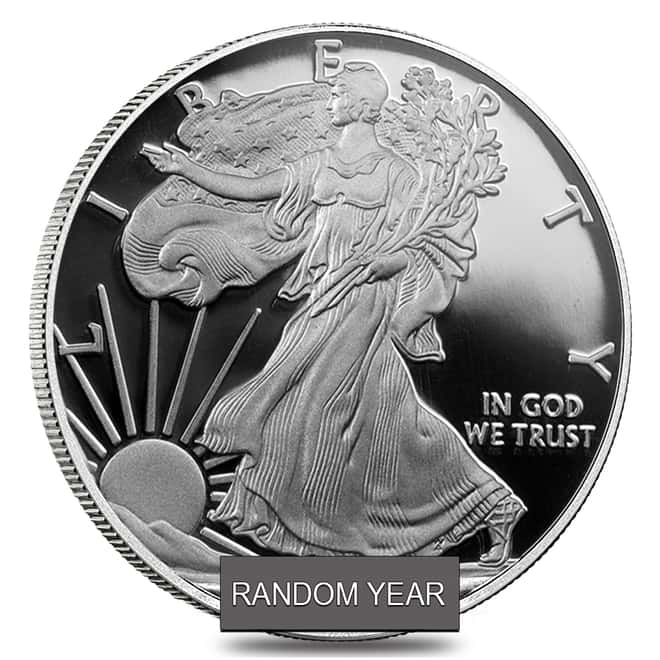 1 oz Proof Silver American Eagle In Cap (Random Year)