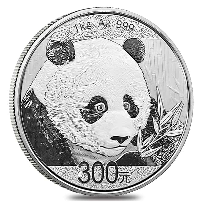 2018 1 kilo Chinese Silver Panda 300 Yuan .999 Fine Proof (w/Box & COA) 